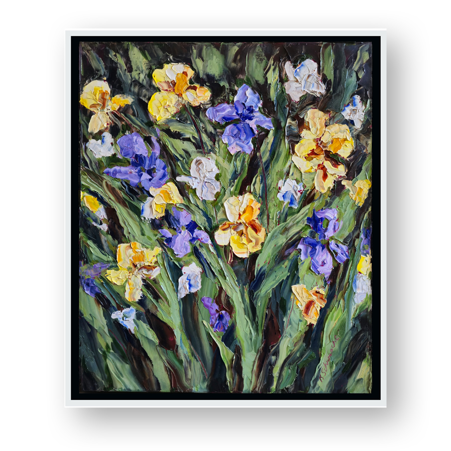 Iris Illusions 26×22 on white background low res