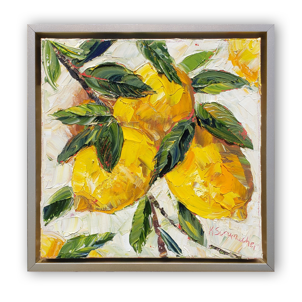 Lemon Branch framed 14×14 on bg low