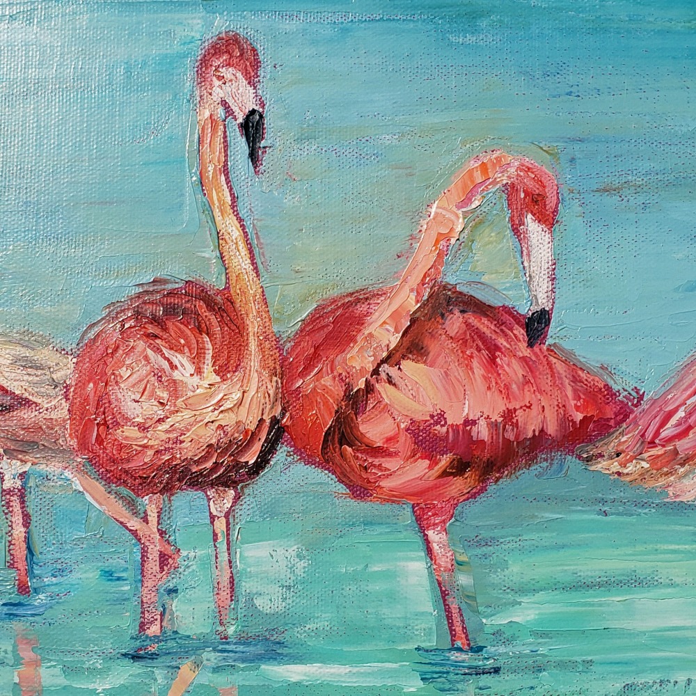 Florida Flamingo Flock 15×30.jpg closeup II