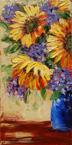 Sunflower Bouquet 20x10